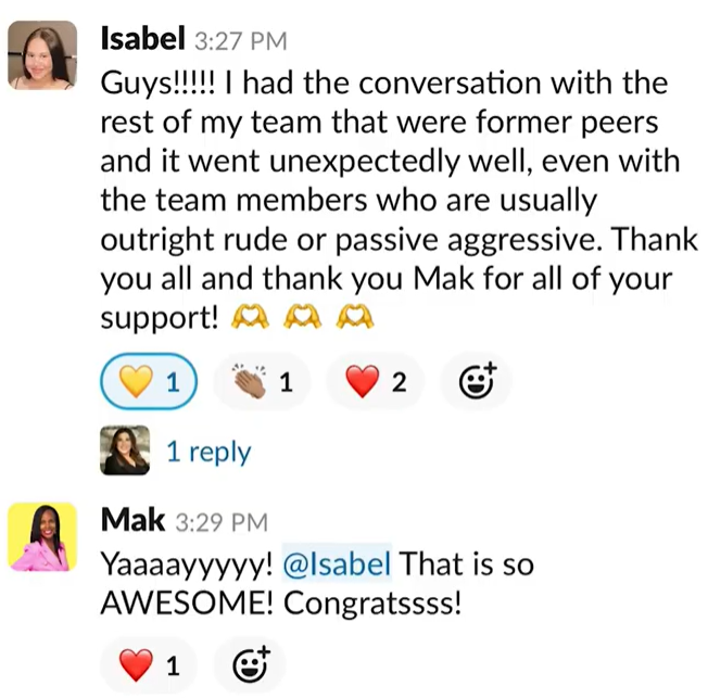 honest review of Makeda Andrews new manager training